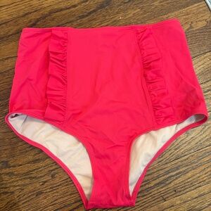 Kortni Jeane- Hot Pink Ruffle Bottoms- Medium